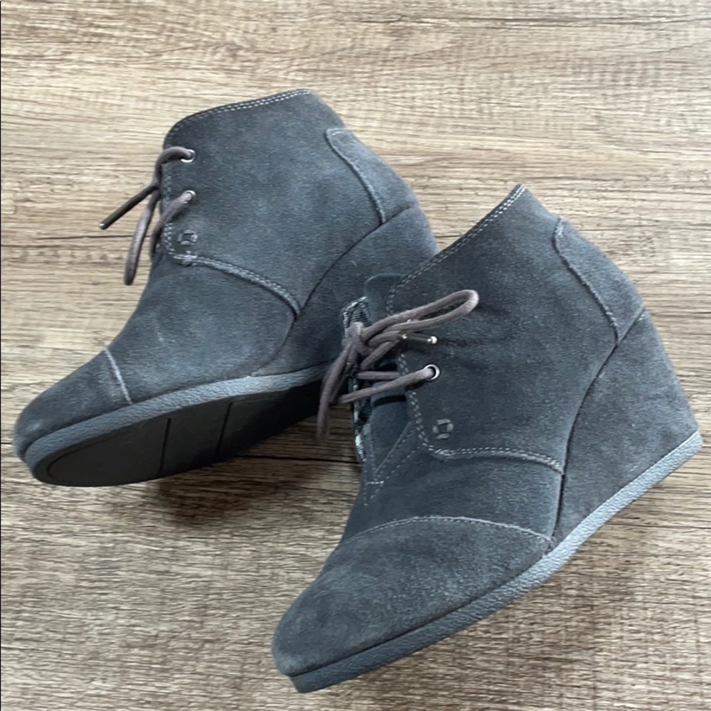 Kala Wedge Bootie, forged iron grey